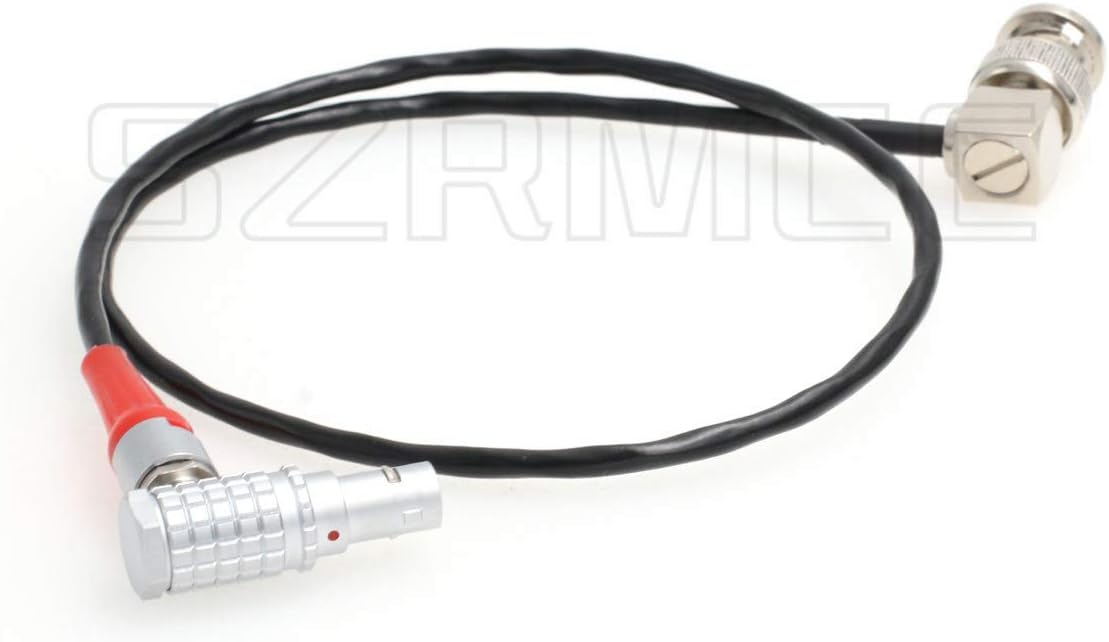 SZRMCC 0B 5 pin to BNC ARRI Alexa Mini Camera Sound Devices Ambient Lockit to Zaxcom Timecode Cable, Red - Image 3