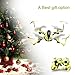 Virhuck T915 RC Drone 2.4 GHz 4 CH 6 AXIS GYRO System LED Lights Headless Inverted Flight One Key Return Mode Quadcopter (Camouflage Green)
