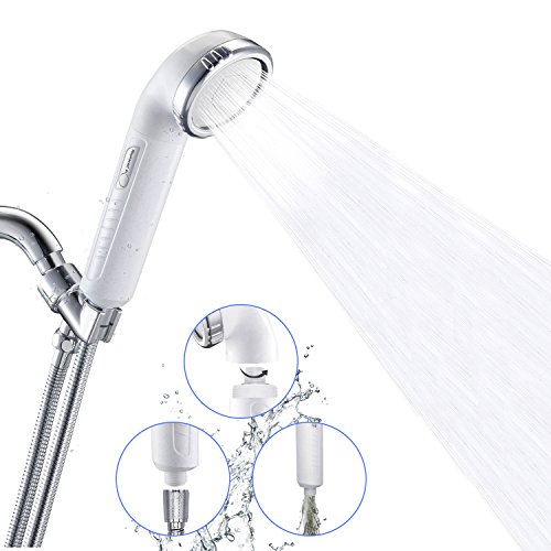 Filtered Shower Head L750 Handy Handheld Showerhead with High Water Pressure & Water Saving to Improve Water Quality for Healthier Hair and Skin, Remove 99% Chiorine, Thms, Contaminants, Impurities - Thumbnail 7