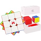 BroMoCube 2022 New QY X Man Tornado V3M Magnetic Speed Cube QY Toys Tornado V2M Upgraded Verson Flaship 3x3x3 Speed Cube(Stardard)