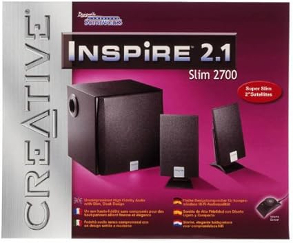 creative inspire 2.1 slim 2700