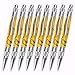 Legacy Woodturning, Gear Click Pen Kit - Chrome, 8 Pack