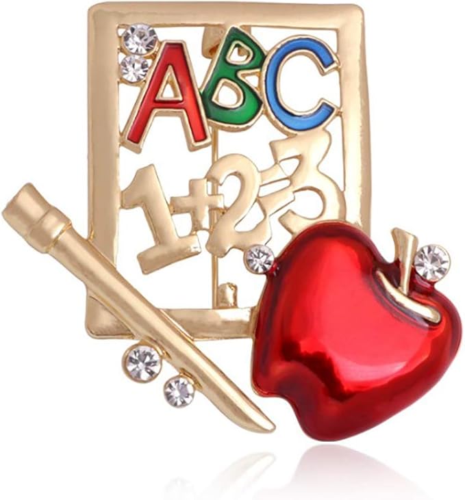 CHEN HAO Kreative Weihnachtsbrosche, künstliche Diamant ...