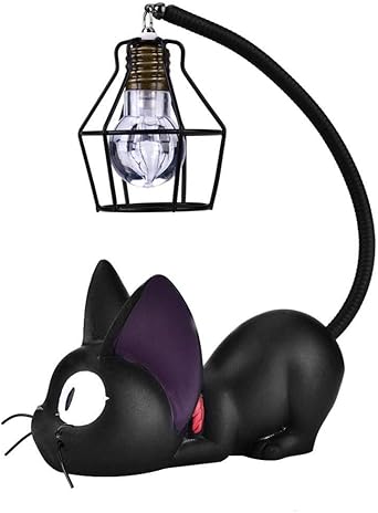 Studio D Anime Ghibli Miyazaki Veilleuse Chat Jiji Lampe De Bande Dessinee Pour Enfants Lampe A Led Pour La Decoration De La Maison Des Enfants En Resine A Amazon Fr Luminaires Et Eclairage