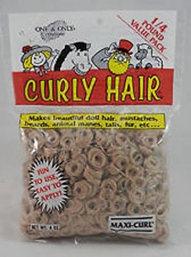 One & Only Creations Doll Hair Curly Hair Maxi-curl Sandy Blonde 4 OZ