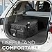 angel wish Sling Bag for Backpack Storage Cargo Box for Suv Truck Van Collapsible Carrier Bag for Tools Groceries Accessories
