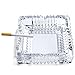 SICOHOME Ashtray,Square Tabletop Glass Ashtray Smoke Collectible Tribal Decoration-5.9