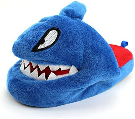 Wiggle Warms Sheldon the Shark Kids Scuff Slippers (S 11/12 M US Little Kid)