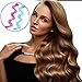 Duufin 36 Pcs Wave Hair Curler Rollers Heatless Water Ripple Curlers Magic Hair Rollers DIY Hair Style Tools Set for Women and Girls (Bonus: 1 Pc Hook)
