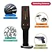 Metal Detector Security, Adjustable Hand-held Metal Detector Sensitivity Super Wand Scanner with 16 LED Lights for Airport, Open Port, Frontier, Company Entrance (9V Non-rechargeable Battery Included)