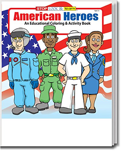 American Heroes Kid's Coloring & Activity Book in Bulk (25-pack)