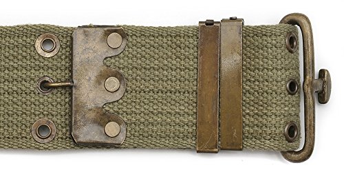 World War Supply WW2 U.S. M1936 Pistol Belt LT OD Marked JT&L 1943 Will fit 25"- 45" Waist - Thumbnail 4