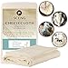 Cheesecloth, Grade 50, 36 Sq Feet, 100% Unbleached Cotton Fabric, Ultra Fine Reusable Cheese Cloth for Cooking, Straining (Grade 50-4Yards)