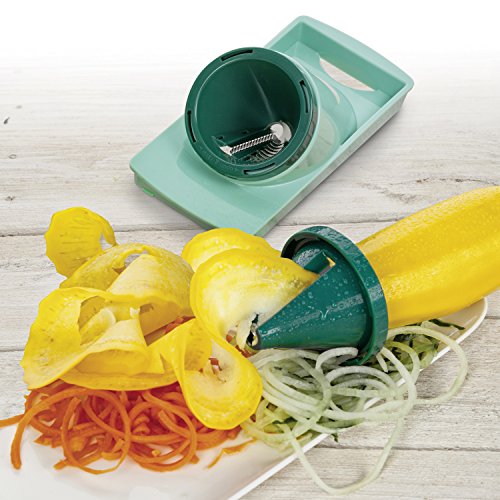 NICER DICER Fusion by Genius 16 Pieces Fruit Vegetable Slicer FoodChopper PRO Mandoline