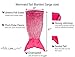 PixieCrush Mermaid Tail Blanket for Teenagers/Adults & Kids Thick, Plush Super Comfy Fleece Snuggle Blanket with Double Stitching, Keep Feet Warm (Large, Shiny Pink)