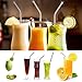Stainless Steel Straws Reusable Drinking Straws 50 Pack Drinking Straws Ecofriendly 10.5 Inch Long Metal Straws