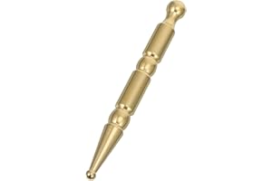 TIDTALEO Brass Double-ended Facial Massage Stick, Handheld Bar for Face Muscle Relief and Skin Tightening, Manual Face Tool f