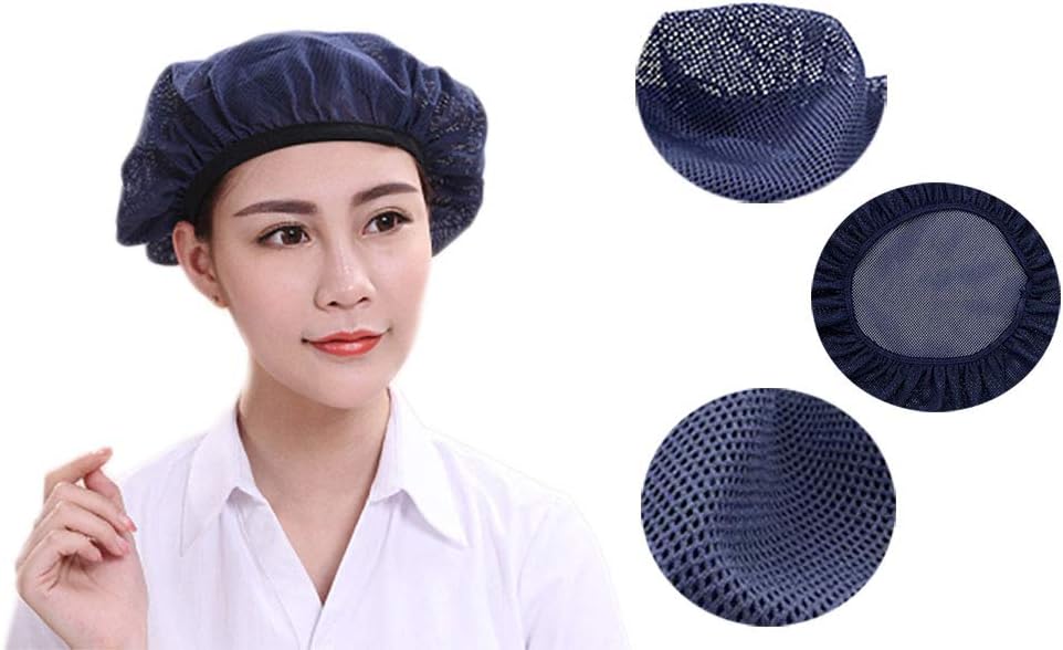 Pack of 3 Unisex Mesh Hat Kitchen Catering Cooking Working Breathable