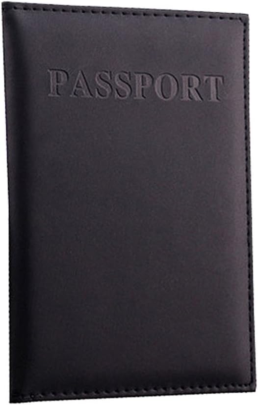 Faux PU Leather Dedicated Travel Passport ID Card Cover Holder Case Protector Organizer Holders Cover Wallet Blocking Card Case Travel Accessories for Men Women