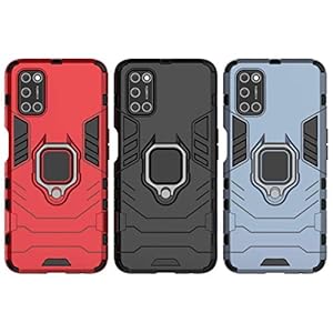 XIFAN Custodia per Oppo A52, Nuovo [Robusto] Tattico Anello Metallico Cavalletto [Funziona con Il Supporto Magnetico per… - immagine 7