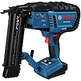 BOSCH GNH18V-18MN 18V Brushless 18-Gauge Brad Nailer - Cordless Power, Fastens up to 2,000 Nails per Charge, One-Handed Activ
