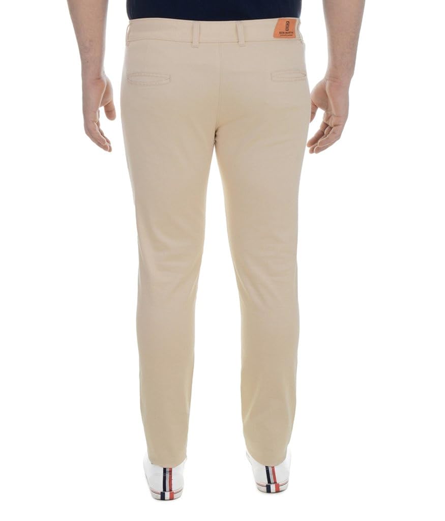 ben martin men's regular fit cotton trouser