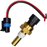 Sandfren Engine Coolant Temperature Sensor with Connector Pigtail | Engine temperature monitoring component, OEM 19236568 replacement, compatible Avalanche Cobalt Aveo, automotive accessories