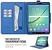 FYY Samsung Galaxy Tab S3 9.7 Case - Premium PU Leather Case Stand Cover with Card Slots, Note Holder, Hand Strap for Galaxy Tab S3 9.7