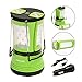 SOLLED 600lm Rechargeable LED Camping Lantern, Portable Water Resistant Tent Light with 2 Detachable Flashlights Torches USB Cable Car Charger Compass for Outdoor Camping Hiking Emergency