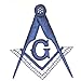 Fringed Master Mason Masonic Apron - [Blue & White]