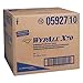 WypAll CriticalClean High Capacity Cloths Heavy Duty Foodservice Wipes (05927), Quarterfold Towels, Blue (1 Box of 300 Sheets, 300 Sheet Total)