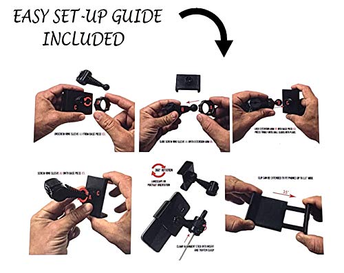 IRON AMERICAN Swing Pure (2 OR 1 Swing Pure) Golf Swing Recording Training Aids - Golf Phone Holder Clip - Record Golf Lessons or Golf Swing/Short Game/Putting - Golf Accessories - Thumbnail 6