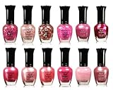 Kleancolor Collection - Awesome Pink Colors Assorted Nail Polish 12pc Set