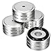 CynKen 4pcs 40x20mm Aluminum HIFI AMP Speaker Isolation Stand Turntable DAC Feet Pad Silver