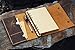 Personalized A5 Leather Journal, distressed leather refillable binder travel notebook portfolio - NA505PDS