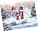 Wowdecor Paint by Numbers for Adults Beginner Kids, Number Painting - Christmas Snowman Hat 40x50 cm - Wall Art Gifts