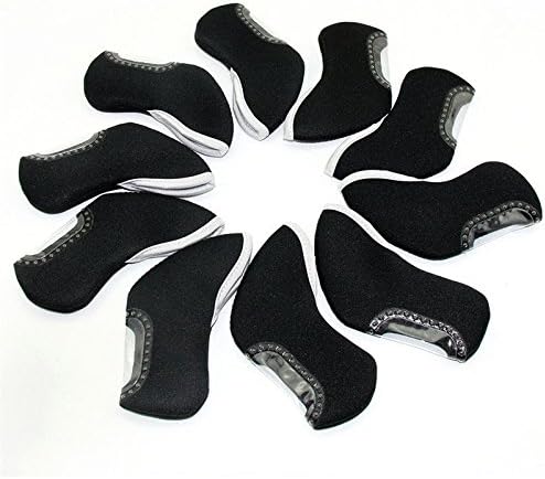 10pcs Golf Iron Putter Cover Headcover R/L Handed For TaylorMade Callaway Ping