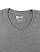 H2H Men's V-Neck Long Sleeve Light Weight T Shirts - Slim Fit Casual Gray US S/Asia M (KMTTL0374)