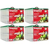 Snap 'N Stack Seasonal Home Storage 13"x 13" Square Ornament Box (4-Pack)