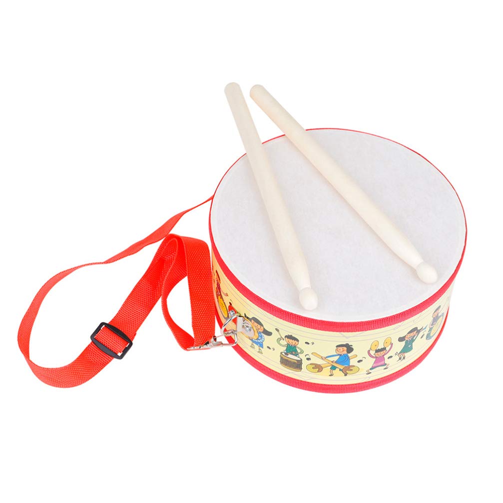 Marching Drum Set Musical Band Drum Children Percussion Musical Instrument With Adjustable Strap And Wooden Sticks for Christmas Birthday