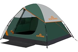 ASFANES 2-12 Person Tents for Camping Waterproof, Backpack Double Layer Tents, Perfect Picnics, Fishing and Backyard Camping