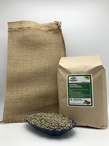10 LBS â€“ GUATEMALA HUEHUETENANGO (includes a FREE BURLAP BAG) Specialty-Grade, CURRENT-CROP Green Unroasted Coffee Beans â€“ Strictly Hard Bean â€“ Processing Fully Washed â€“ High Altitude Farms