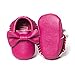 C&H Baby Boys Girls Soft Soled Tassel Bowknots Crib Infant Toddler Prewalker Moccasins Shoes