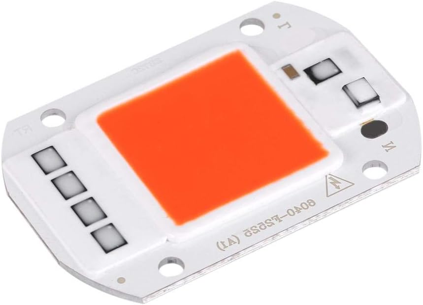 GOTOTOP 50W LED COB Chip Light,led cob chip AC220V Light COB Chip Source,chip led for LED Floodlight Lamp Spotlight DIY Grow Light(Red)