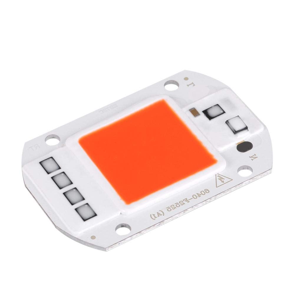 GOTOTOP 50W LED COB Chip Light,led cob chip AC220V Light COB Chip Source,chip led for LED Floodlight Lamp Spotlight DIY Grow Light(Red)