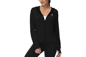 TBMPOY Womens UPF 50+ Sun Protection Hoodie Jackets Light Weight Long Sleeve Shirts Hiking Outdoor Full Zip Tops