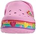 Crocs Kids' Crocband Fun Lab Hearts Light-Up Clog, Carnation, 11 M US Little Kid