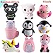 WATINC 3pcs Jumbo Animal Squeeze Toys, Slow Rising Animal Squeeze Toys for Lovely Kids Party Favors, Birthday Gifts, Kawaii Cream Scented Stress Relief Kids Toys