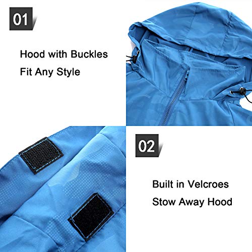 image for FISOUL Women's Lightweight Jacket Packable Running Windbreaker Active 