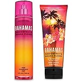 Bath and Body Works - Bahamas Passionfruit & Banana Flower - Fine Fragrance Mist and Ultra Shea Body Cream - Full Size –2020